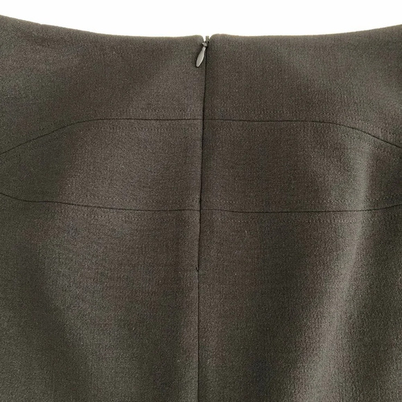 Louben Vintage Classic Lined Pencil Midi Skirt 100% Polyester Black Sz 8 - Picture 5 of 11